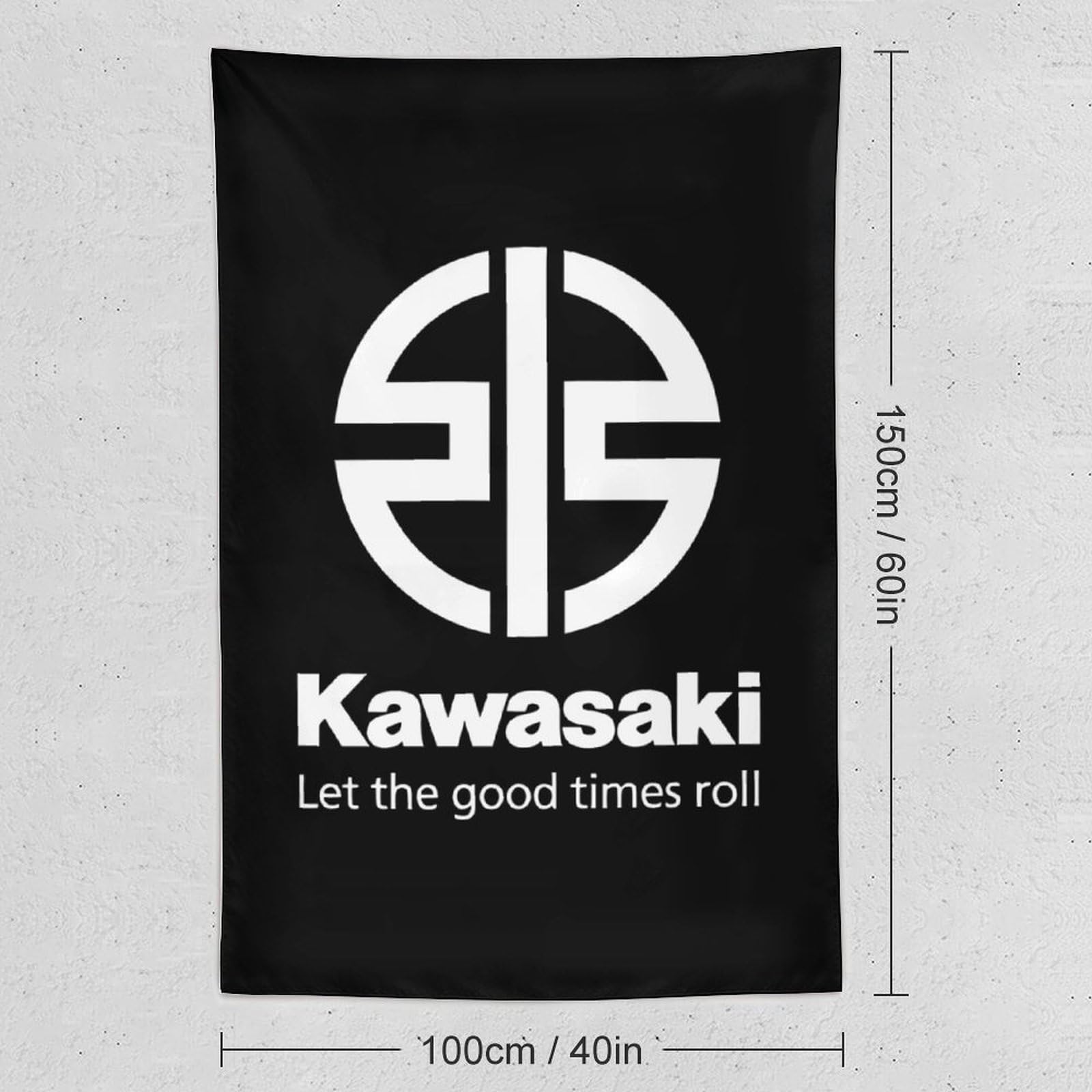 Amazon.co.jp: Kawasaki カワサキ タペストリー 布ポスター